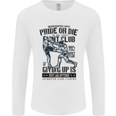 Pride MMA Muay Thai Mixed Martial Arts Mens Long Sleeve T-Shirt White