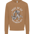 Pride MMA Muay Thai Mixed Martial Arts Mens Sweatshirt Jumper Caramel Latte