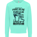 Pride MMA Muay Thai Mixed Martial Arts Mens Sweatshirt Jumper Peppermint