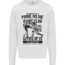 Pride MMA Muay Thai Mixed Martial Arts Mens Sweatshirt Jumper White
