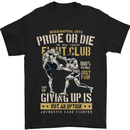 Pride MMA Muay Thai Mixed Martial Arts Mens T-Shirt Cotton Gildan Black