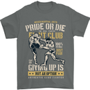 Pride MMA Muay Thai Mixed Martial Arts Mens T-Shirt Cotton Gildan Charcoal