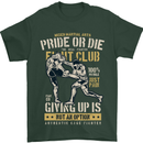 Pride MMA Muay Thai Mixed Martial Arts Mens T-Shirt Cotton Gildan Forest Green