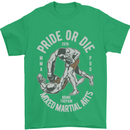 Pride MMA Muay Thai Mixed Martial Arts Mens T-Shirt Cotton Gildan Irish Green