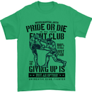 Pride MMA Muay Thai Mixed Martial Arts Mens T-Shirt Cotton Gildan Irish Green