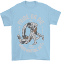 Pride MMA Muay Thai Mixed Martial Arts Mens T-Shirt Cotton Gildan Light Blue