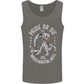 Pride MMA Muay Thai Mixed Martial Arts Mens Vest Tank Top Charcoal