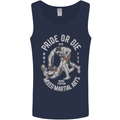 Pride MMA Muay Thai Mixed Martial Arts Mens Vest Tank Top Navy Blue