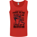 Pride MMA Muay Thai Mixed Martial Arts Mens Vest Tank Top Red