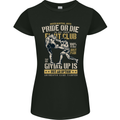 Pride MMA Muay Thai Mixed Martial Arts Womens Petite Cut T-Shirt Black