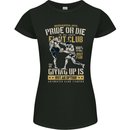 Pride MMA Muay Thai Mixed Martial Arts Womens Petite Cut T-Shirt Black