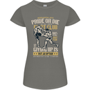 Pride MMA Muay Thai Mixed Martial Arts Womens Petite Cut T-Shirt Charcoal