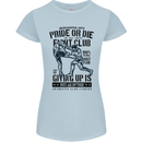 Pride MMA Muay Thai Mixed Martial Arts Womens Petite Cut T-Shirt Light Blue