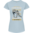 Pride MMA Muay Thai Mixed Martial Arts Womens Petite Cut T-Shirt Light Blue