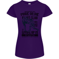 Pride MMA Muay Thai Mixed Martial Arts Womens Petite Cut T-Shirt Purple
