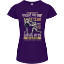 Pride MMA Muay Thai Mixed Martial Arts Womens Petite Cut T-Shirt Purple