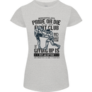 Pride MMA Muay Thai Mixed Martial Arts Womens Petite Cut T-Shirt Sports Grey