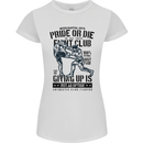 Pride MMA Muay Thai Mixed Martial Arts Womens Petite Cut T-Shirt White