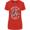 Pride MMA Muay Thai Mixed Martial Arts Womens Wider Cut T-Shirt Red