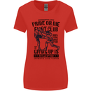 Pride MMA Muay Thai Mixed Martial Arts Womens Wider Cut T-Shirt Red
