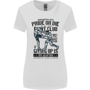 Pride MMA Muay Thai Mixed Martial Arts Womens Wider Cut T-Shirt White