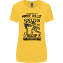 Pride MMA Muay Thai Mixed Martial Arts Womens Wider Cut T-Shirt Yellow