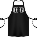 Problem Solved Guitar Funny Guitarist Cotton Apron 100% Organic Black