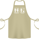 Problem Solved Guitar Funny Guitarist Cotton Apron 100% Organic Khaki