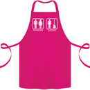 Problem Solved Guitar Funny Guitarist Cotton Apron 100% Organic Pink