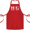 Problem Solved Guitar Funny Guitarist Cotton Apron 100% Organic Red