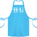 Problem Solved Guitar Funny Guitarist Cotton Apron 100% Organic Turquoise