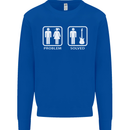 Problem Solved Guitar Funny Guitarist Mens Sweatshirt Jumper Royal Blue