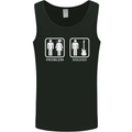 Problem Solved Guitar Funny Guitarist Mens Vest Tank Top Black