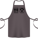 Problem Solved Skydive Freefall Paras Cotton Apron 100% Organic Dark Grey