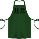 Problem Solved Skydive Freefall Paras Cotton Apron 100% Organic Forest Green