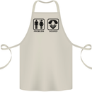 Problem Solved Skydive Freefall Paras Cotton Apron 100% Organic Natural