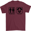 Problem Solved Skydive Freefall Paras Mens T-Shirt Cotton Gildan Maroon