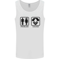 Problem Solved Skydive Freefall Paras Mens Vest Tank Top White
