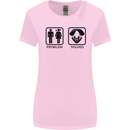 Problem Solved Skydive Freefall Paras Womens Wider Cut T-Shirt Light Pink