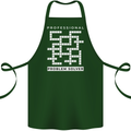 Professional Problem Solver Crossword Nerd Cotton Apron 100% Organic Forest Green