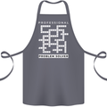 Professional Problem Solver Crossword Nerd Cotton Apron 100% Organic Steel