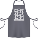 Professional Problem Solver Crossword Nerd Cotton Apron 100% Organic Steel