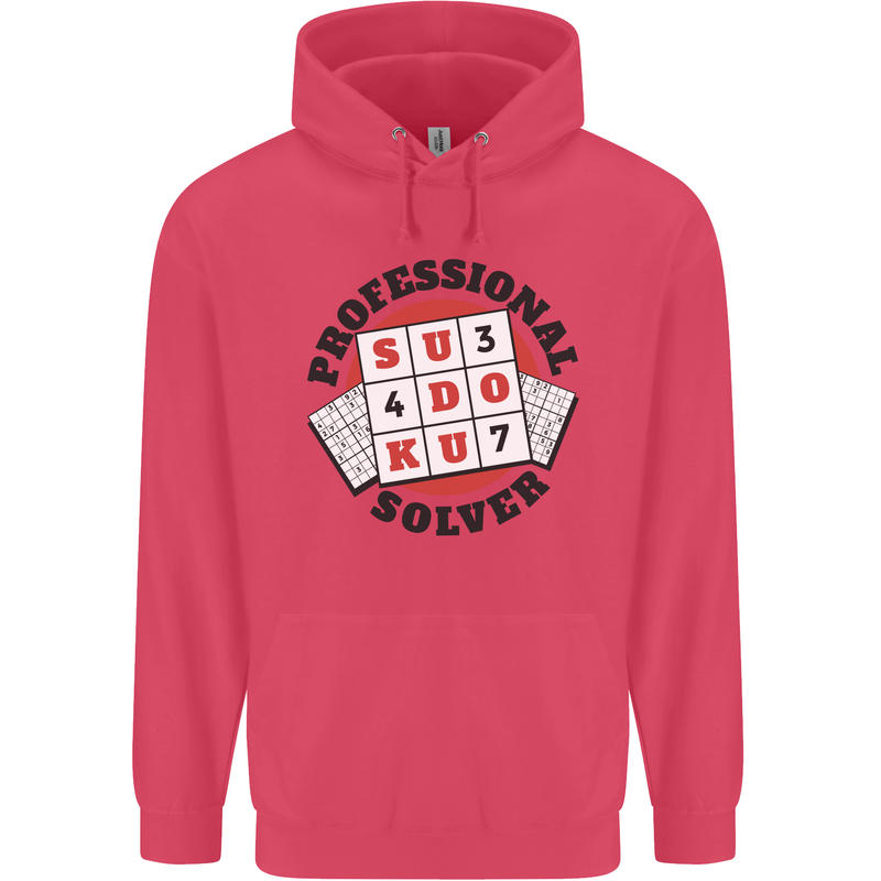 Professional Sudoku Solver Funny Childrens Kids Hoodie Heliconia