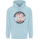 Professional Sudoku Solver Funny Childrens Kids Hoodie Light Blue