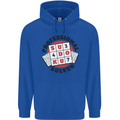 Professional Sudoku Solver Funny Childrens Kids Hoodie Royal Blue
