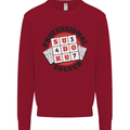 Professional Sudoku Solver Funny Kids Sweatshirt Jumper Red