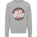 Professional Sudoku Solver Funny Kids Sweatshirt Jumper Sports Grey