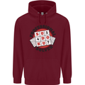 Professional Sudoku Solver Funny Mens 80% Cotton Hoodie Maroon