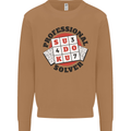 Professional Sudoku Solver Funny Mens Sweatshirt Jumper Caramel Latte