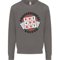 Professional Sudoku Solver Funny Mens Sweatshirt Jumper Charcoal